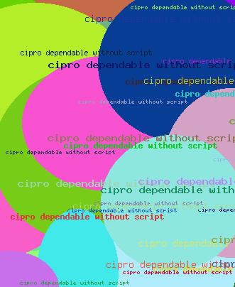 Cipro dependable without script